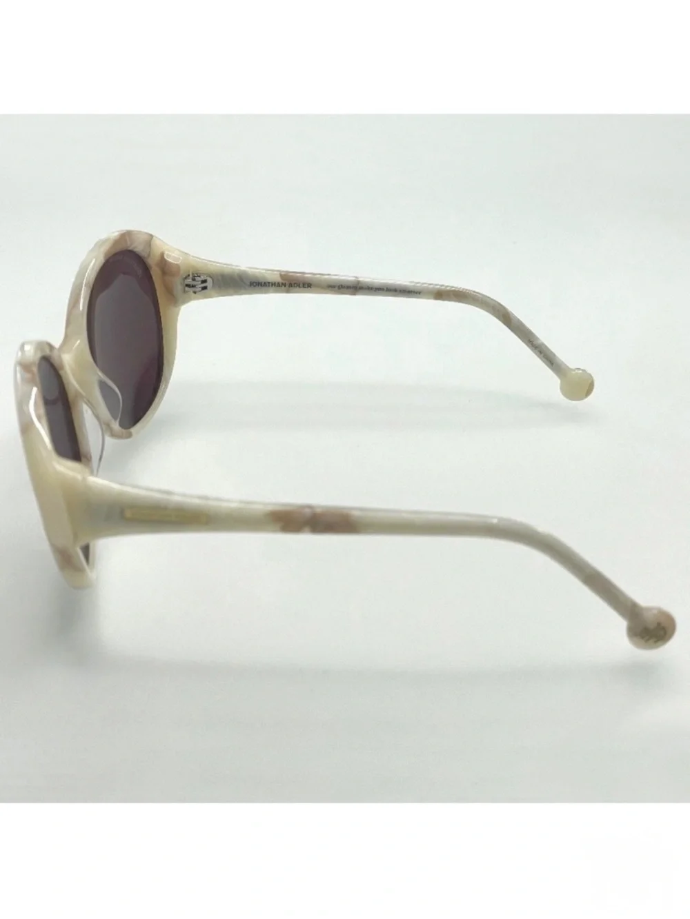 Jonathan Adler Bone Malibu Sunglasses